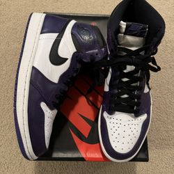 Air Jordan 1 Retro High 'Court Purple 2.0' Size 10 