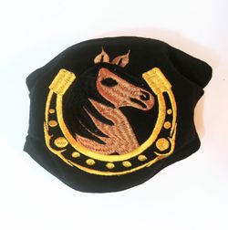 Horse Gold Face Mask