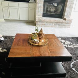Square 30 By 30 Coffee Table and 16 Inch Height