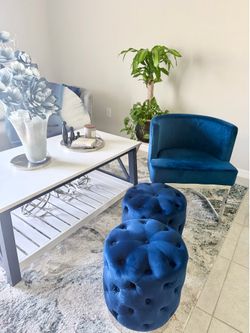 Like New - Coffee Table + Side table and/or Chair and Ottoman