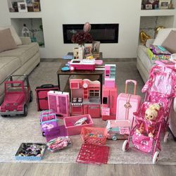 Huge Lot Of Little Girl Toys Barbie, Baby Alive & More