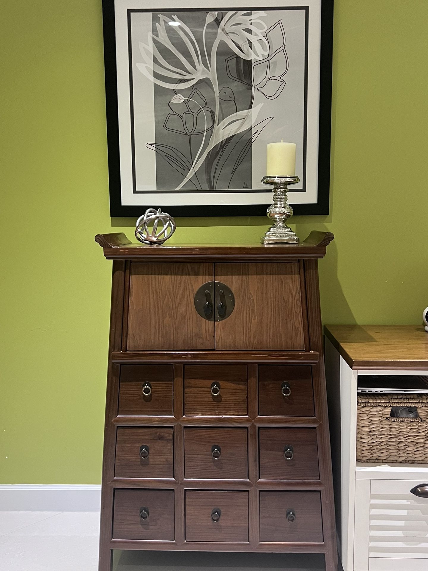 Vintage Solid Wood Cabinet 