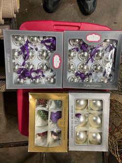 Glass Christmas Ornaments