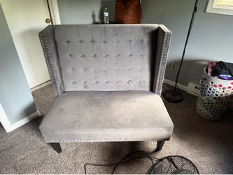 Gray Love Seat $150