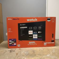 65 “ ONN Smart 4K UHD ROKU TV