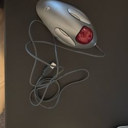 Logitech T-BC21 (contact info removed)67 Optical Trackman Marble USB Mouse Silver Ergonomic