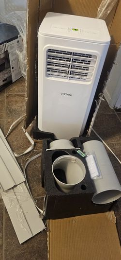 Vissani
5,000 BTU 115-Volt 3-in-1 Portable Air Conditioner Unit Cools up to 150 sq. ft. with Dehumidifier and Remote in White