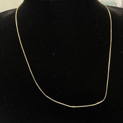 $200 Yellow Gold Box Chain