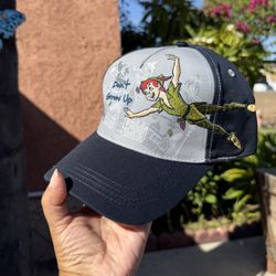 Peter Pan "I Don't Want to Grow Up" baseball cap