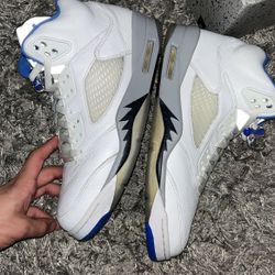 Jordan 5 Retro White Stealth