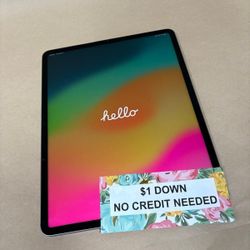 Apple IPad Pro 12.9 Inch 6th Gen Tablet - Pay $1 today and pay the rest later -