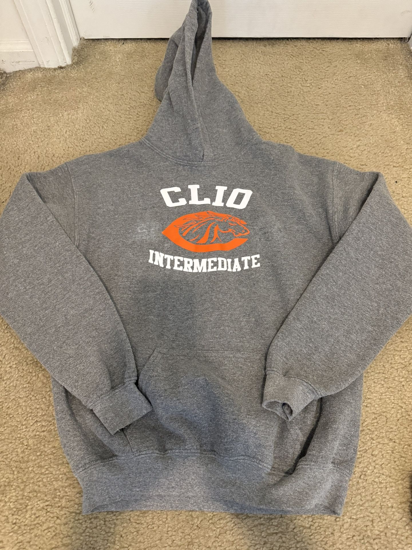 Clio Mustangs Intermediate Hoodie Size Youth XL