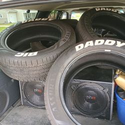 New rims with almost new Big Daddy Tires