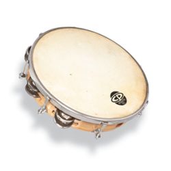 Latin Percussion Cosmic Percussion 10" Tunable Wood Tambourine - Double-Row
