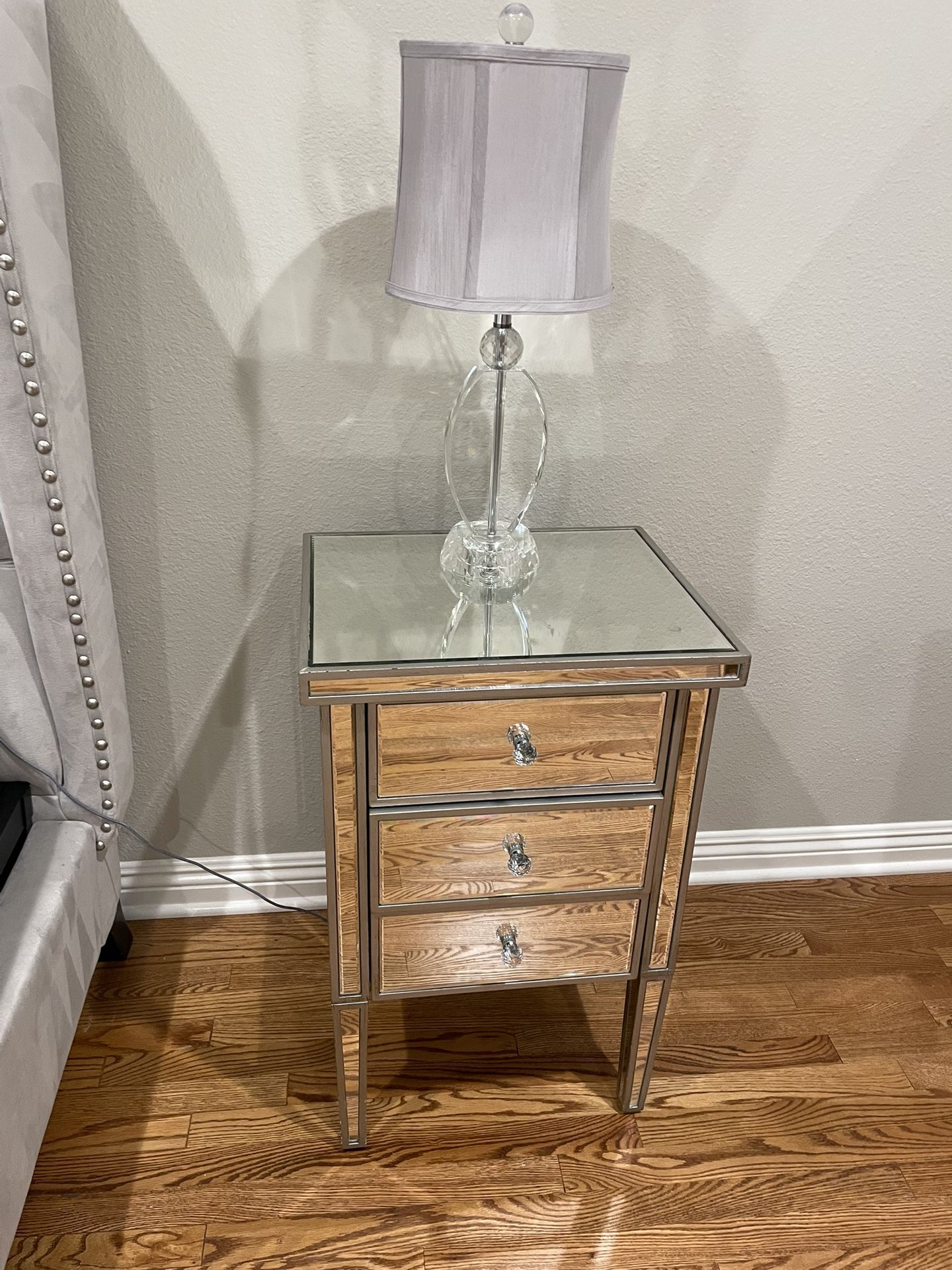 Mirrored Nightstand