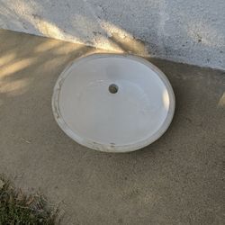 White Ceramic Bathroom Sink