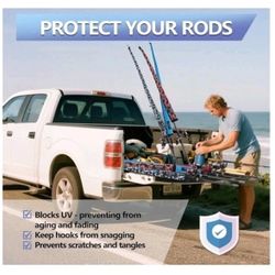 Neoprene Fishing Rod Sleeve - Fishing Rod Cover Storage 62"L