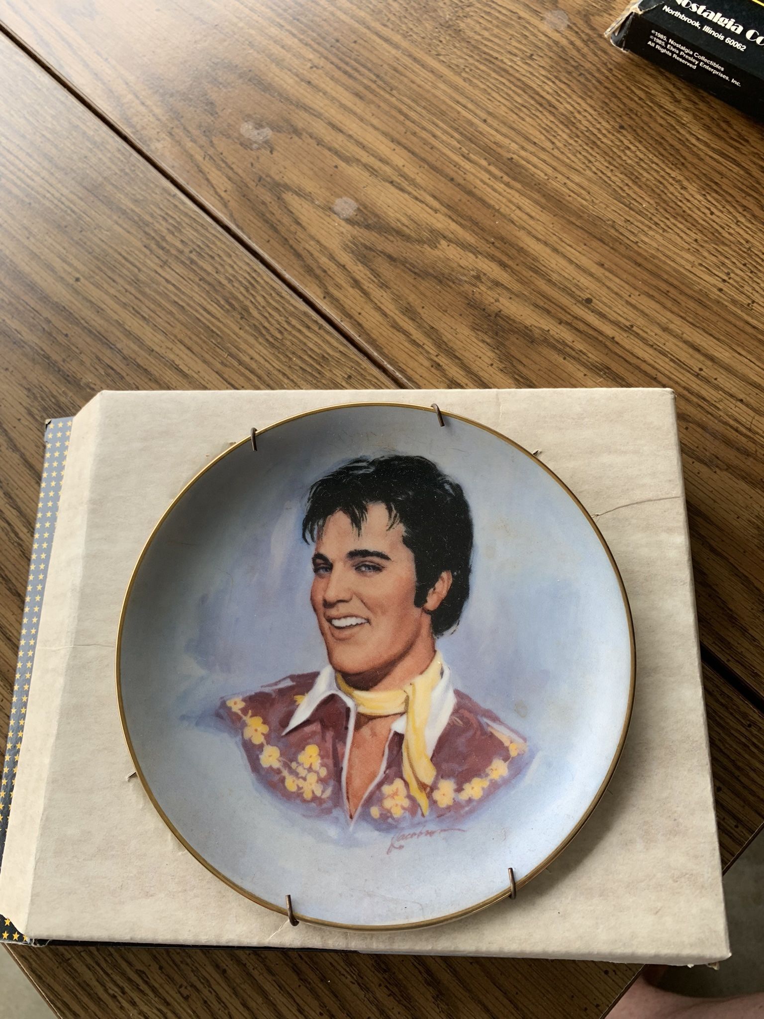Elvis Presley collectible plates