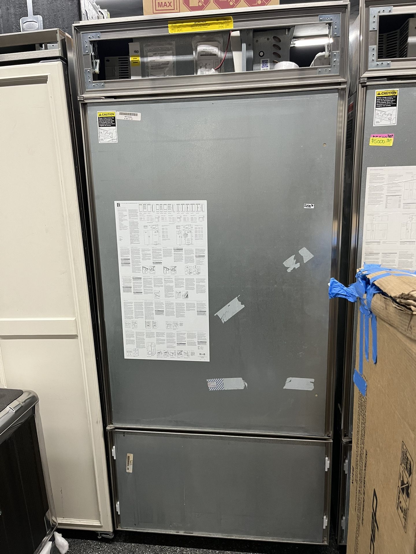 Built In Sub Zero Panel Ready 36” Bottom Freezer Refrigerator