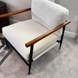 Boucle Accent Chair Set Of 2