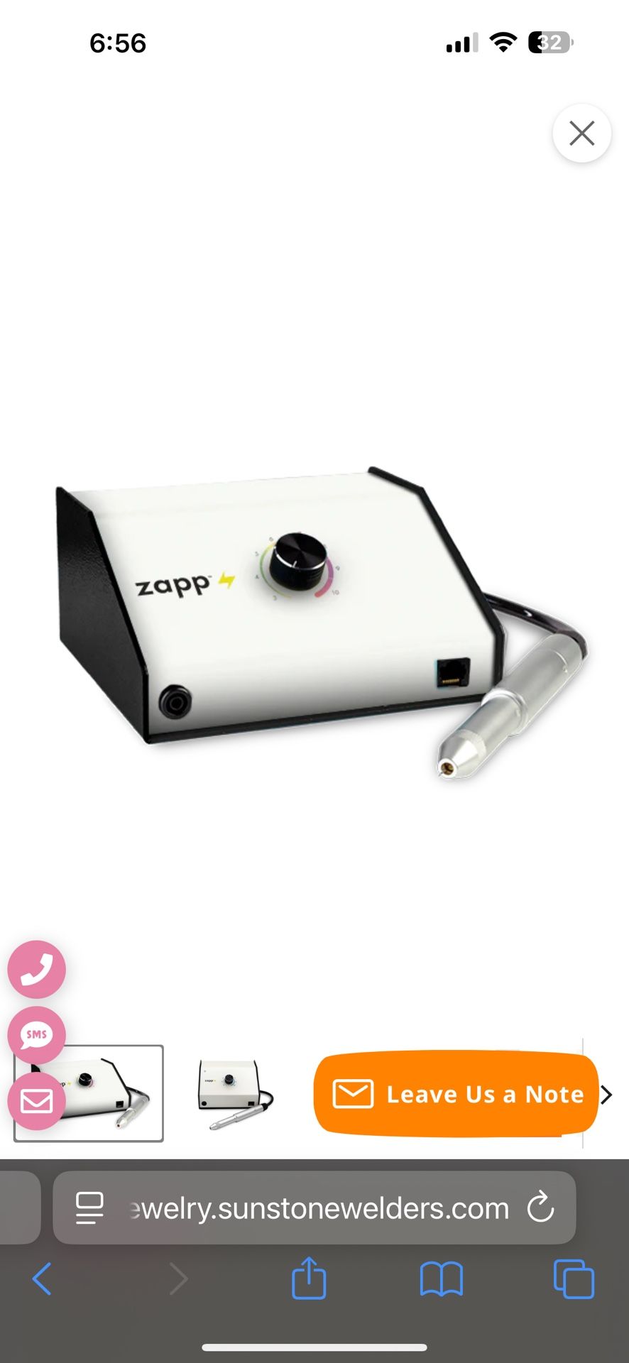 Permanent Jewelry Sunstone Zapp Welder