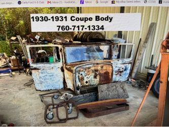 Model A Coupe body with extras
