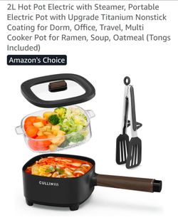 NEW Electric Hot Pot with Steamer