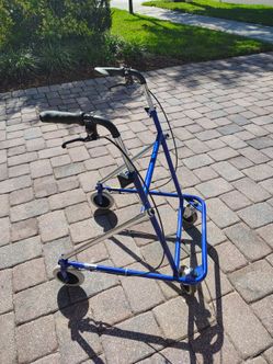 Heavy duty walker.  Can hold up to 800 lbs .