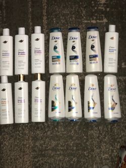 14 Dove Shampoo and Conditioner