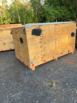 Large Plywood Shipping Crate