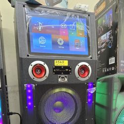 Karaoke Party Speaker With Screen