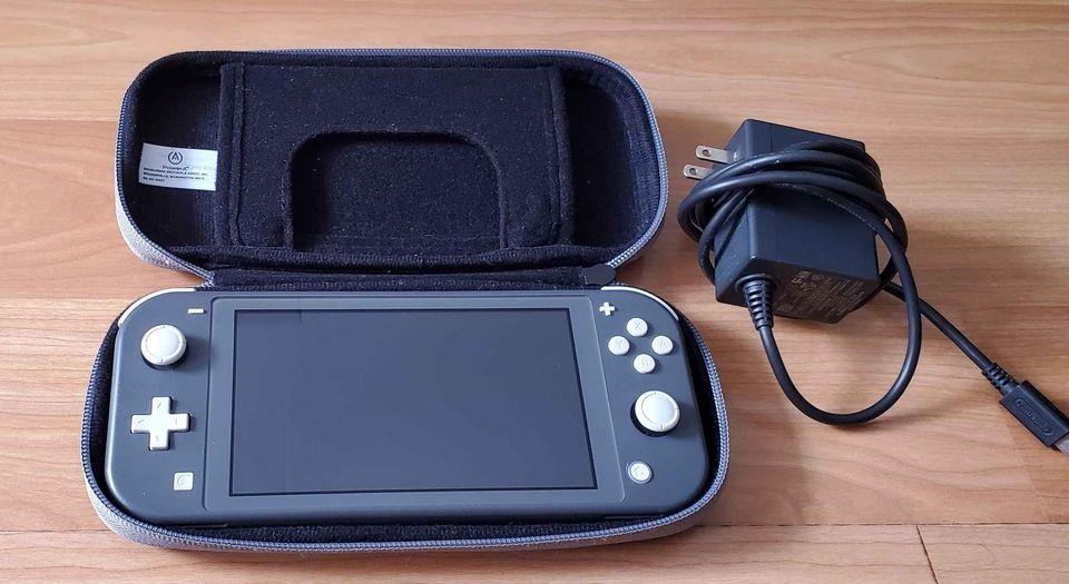 Nintendo Switch Lite Grey with case

