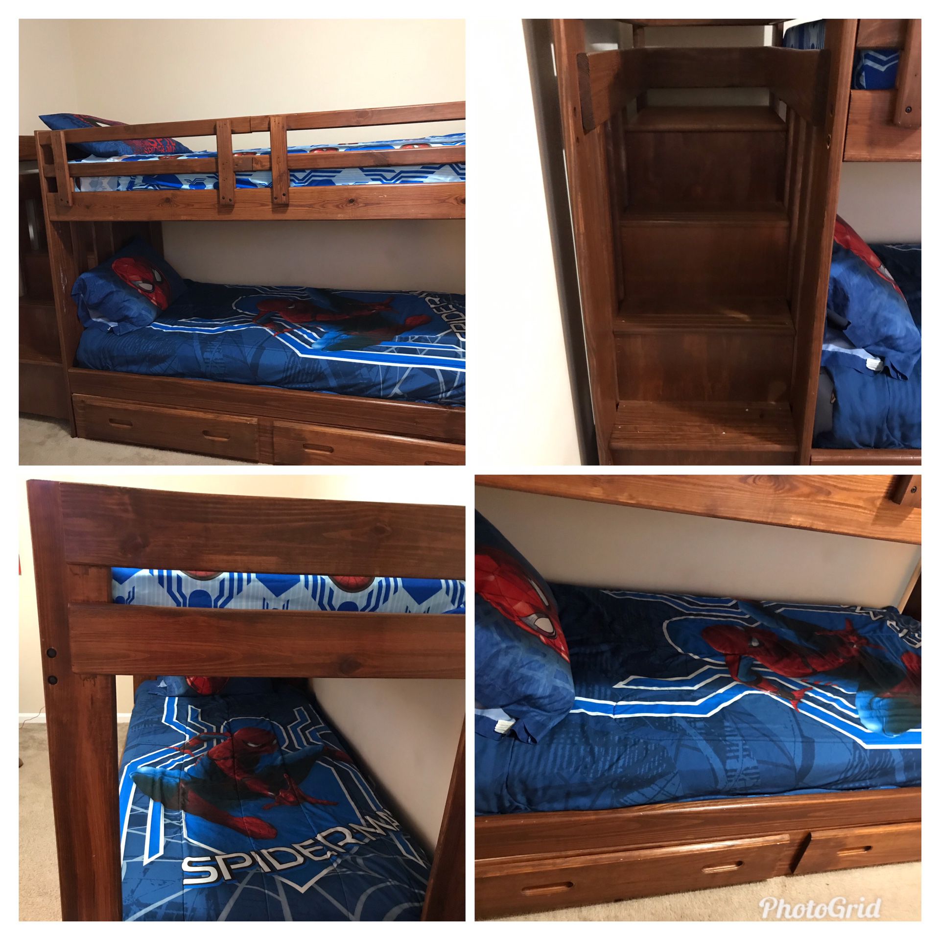 Twin stack bunk bed