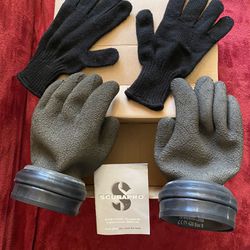 Scuba Diving Dry Gloves Small