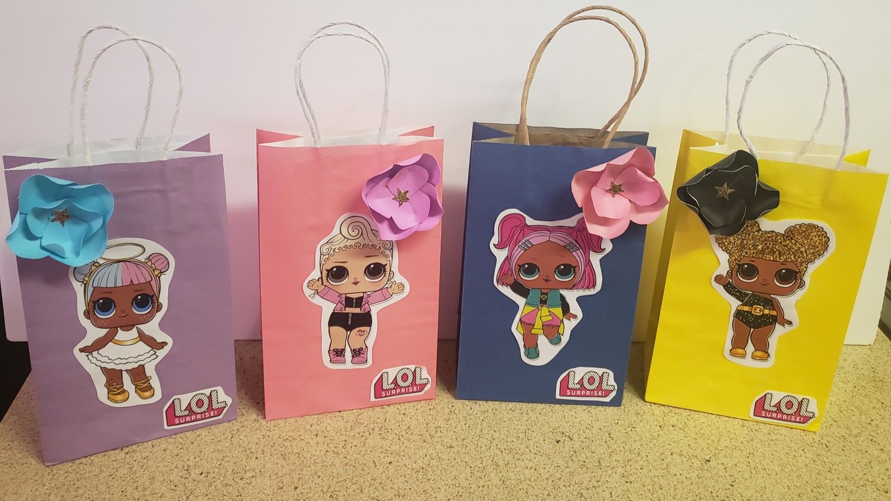 LOL CANDY BAGS, SHIRTS & CENTERPIECES