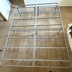 Queen metal bed frame