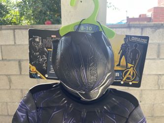 Kids Size 8-10 Black Panther Costume 