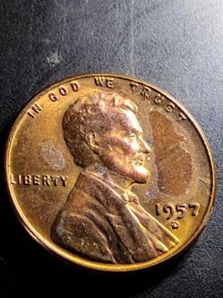 1957 D wheat penny