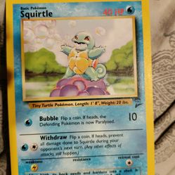 Pokemon Card First Edition Squirtle