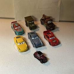 All Diecast Disney Cars Matter McQueen Topolino Fiat 
