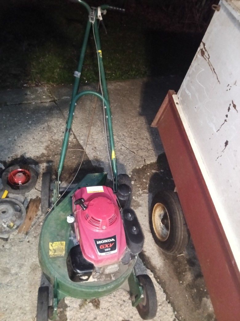 VINTAGE RANSOMES BOB-CAT 21" WALK BEHIND MOWER WITH HONDA GXV ENGINE