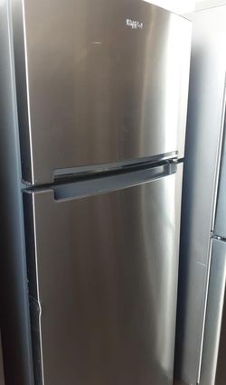 Whirlpool Top Mount Stainless Steel Fridge
