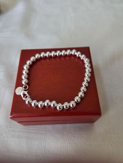 Sterling Silver ball bracelet