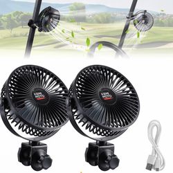 Kemimoto Golf Cart Clip Fans