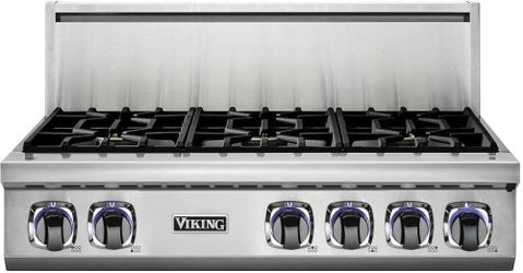 Viking 7 Series 36" Stainless Steel Liquid Propane Rangetop New