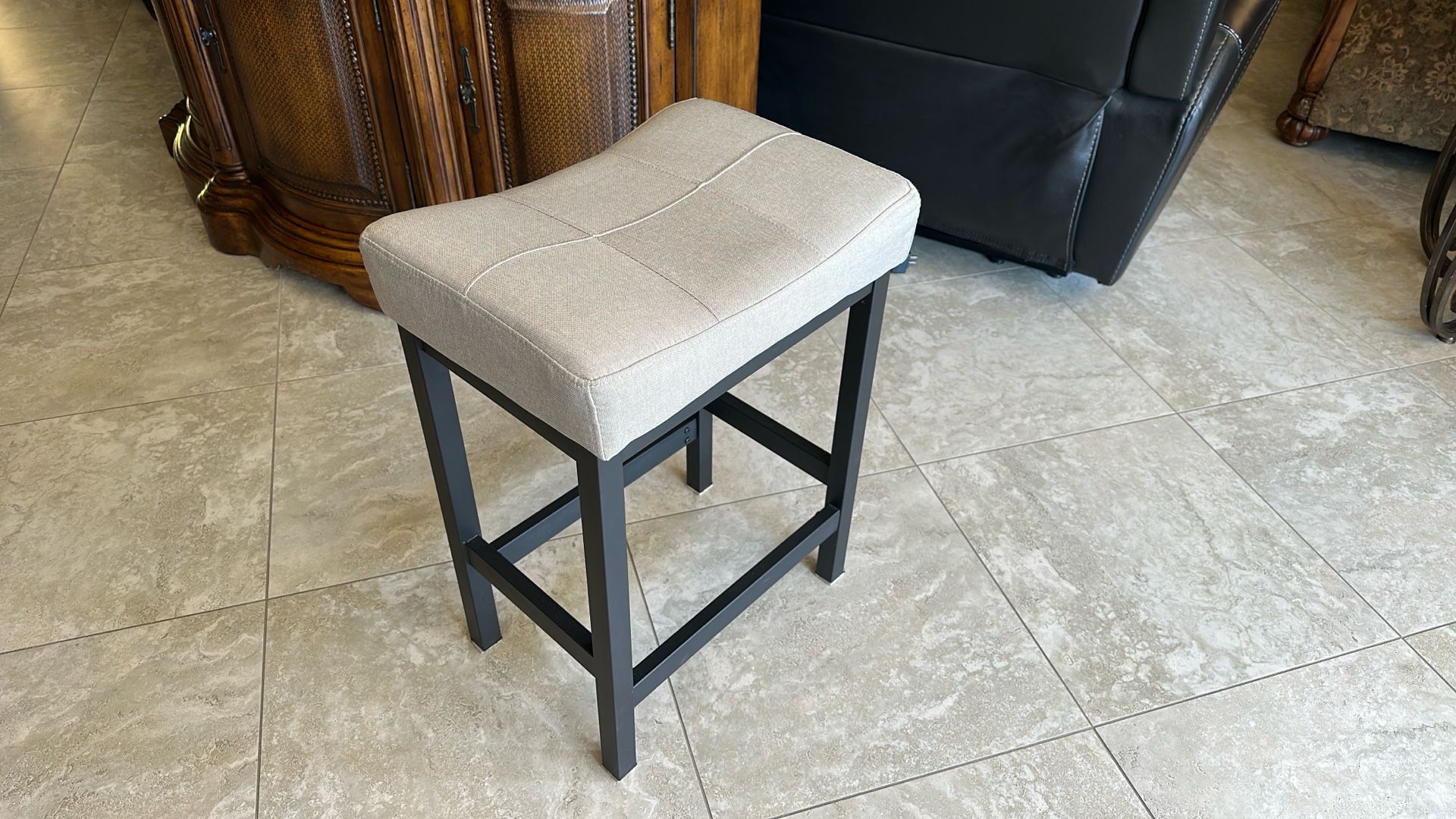Upholstered stool. Great condition.
