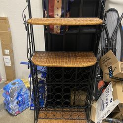 Wine Bottle Rack and Shelf