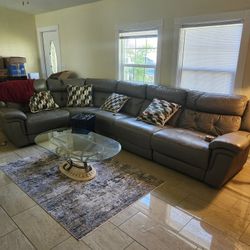 Grey Sectional Couch 