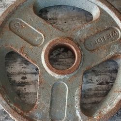 25lb Cast Iron (Rusty) Plate