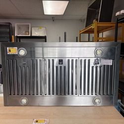 New Brano Voice Control 36" 900 CFM Convertible Insert Range Hood in Stainless Steel w/LED Light